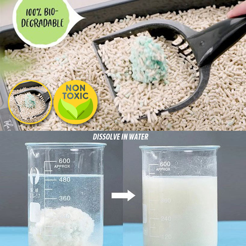 idrop [ 6 Liter ] Tofu Cat Litter Natural Non Toxic Biodegradable / Tempat Sisa Buangan Kucing / 豆腐猫砂天然无毒可生物降解