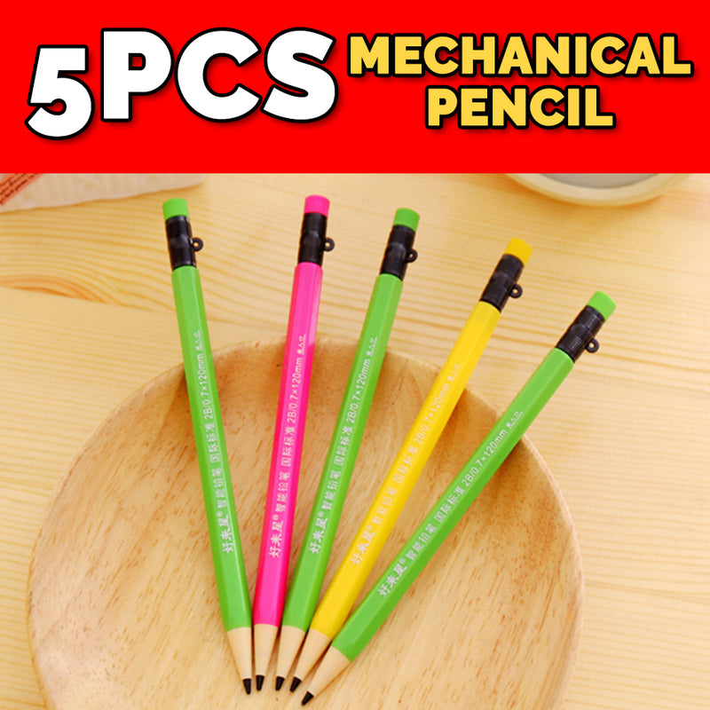 idrop Mechanical Pencil Set [ 5pcs 0.7mm / 3pcs Gripper / 36pcs Pencil Lead ]