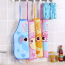 idrop Cute Cartoon Children's Apron Set / Set Apron Kanak-kanak / 可爱卡通儿童围裙套装