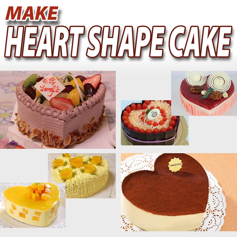 idrop [ 6in ] Heart Shape Aluminium Cake Mold / Acuan Kek Aluminium / 心形铝蛋糕模具