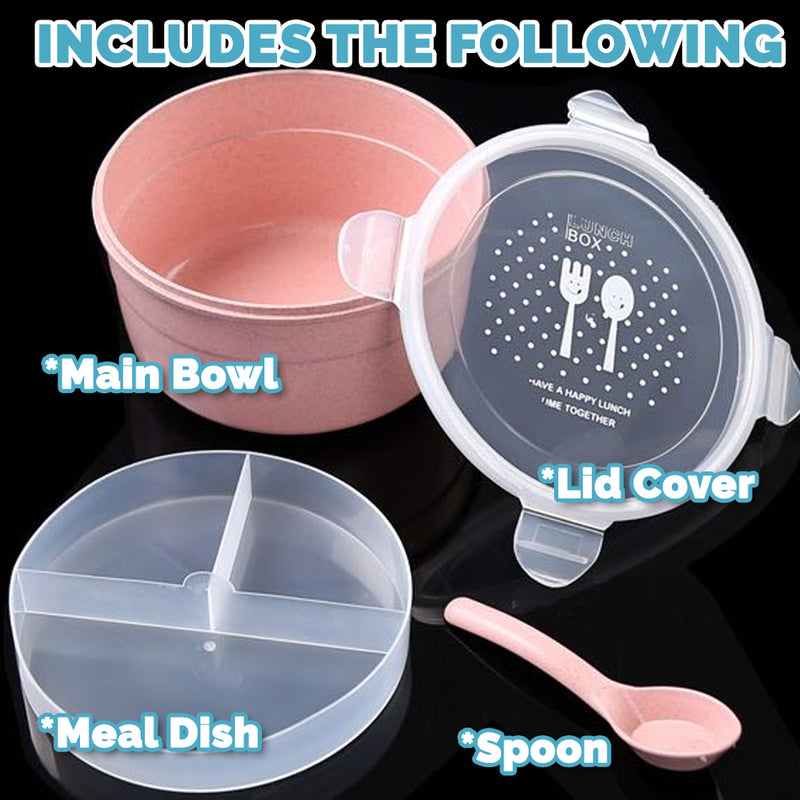 idrop Lunch Box Compact Portable Food Container with Spoon