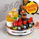 idrop 360° Stainless Steel Rotating Seasoning Storage rack Shelf [ Small / Large ]