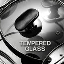 idrop 28CM Cooking Pan Pot Tempered Glass Lid Cover / Penutup Gelas Kaca Periuk Kuali 28CM / 28CM蒸锅锅玻璃盖盖