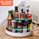 idrop [ 30CM ] Large Rotation Countertop Multifunctional Storage Tray / Rak Simpanan Pelbagai Guna / 多功能旋转收纳盒