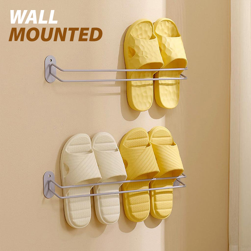 idrop Wall Mounted Iron Shoe and Slipper Storage Rack / Rak Penyimpanan Kasut & Selipar Dinding / 铁艺托鞋架47CM