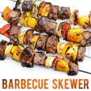 idrop 10pcs Stainless Steel BBQ Skewer Stick Barbecue Rod [ 30cm ]