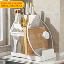idrop Multifunctional Kitchen Knife Chopstick & Utensil Holder Storage Rack / Rak Sudu Garfu Penyimpanan Pelbagai Guna / PET刀架筷笼OPP袋包装