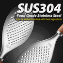 idrop Rice Scoop Stainless Steel SUS304 with Rosewood Wood Handle / Senduk Nasi Keluli Tahan Karat Dengan Pemegang Kayu / 可立花梨木不锈钢饭勺