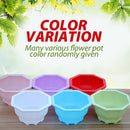 idrop Octagonal Plastic Flower Pot / Pasu Bunga Plastik Oktagonal / 塑料八角花盆(晟强塑业)20.5*20.5*12CM [ 1PC ]