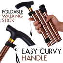 idrop Folding Assembly Trekking Walking Stick Foldable Portable Cane