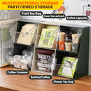 idrop [ 2 LAYER ] Tea Bag & Coffee Capsule Multifunctional Storage Box / Bekas Rak Penyimpanan Uncang Teh & Kopi / 大U口设计多用架(茶包收纳)