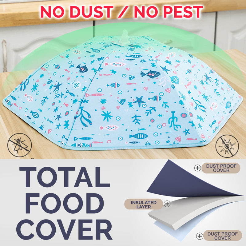 idrop Foldable Home Kitchen Heat Insulated Anti Dust & Fly Food Cover