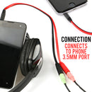 idrop 3.5mm Aux Audio Adapter Cable to Audio Speaker Headphone & Microphone Jack Port