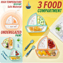 idrop Childrens Sail Boat Shape Ceramic Plate / Pinggan Makan Seramik Kanak Kanak Bentuk Kapal / 陶瓷帆船儿童餐盘