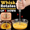 idrop Rotating Stainless Steel Egg Beater Whisk