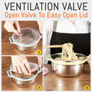 idrop [ 14CM ] Stainless Steel Multipurpose Food Storage Eating Bowl Container