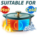 idrop [ 3L ] Heat Resistant Heat Casserole with Glass Lid Periuk Casserole Seramik 耐高温陶瓷砂锅玻璃盖(砂煲)