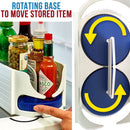 idrop Portable Kitchen Seasoning Storage Rotating Rack Shelf