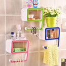 idrop  NINE [ 9 ] Toilet Bathroom Wall Mounted Storage Shelf Rack