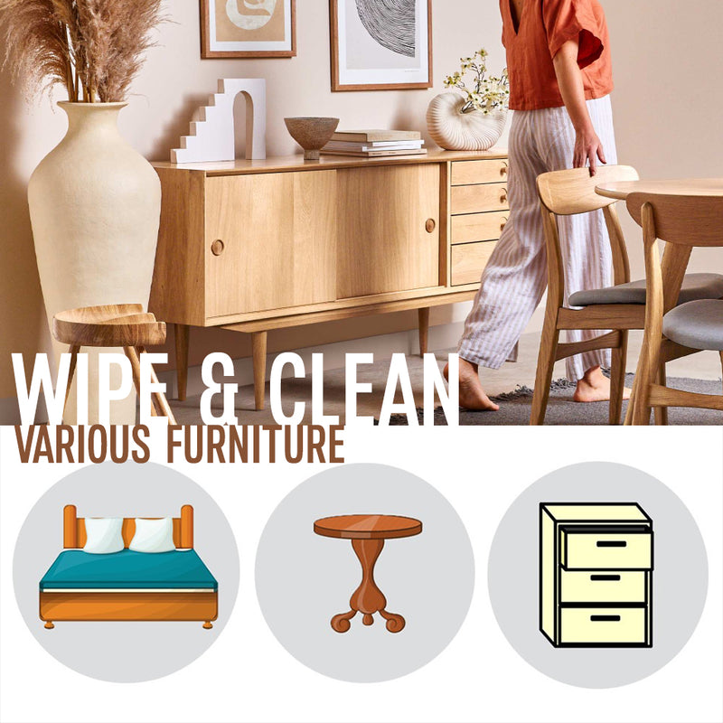 [ 20PCS ] Furniture Cleaner Wiping Wet Tissue Down Coat Cleaning Wipes / Kain Lap Pencuci Perabut Rumah / 家具清洁20片湿纸巾