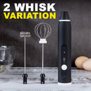 idrop 2 IN 1 Kitchen USB Rechargeable Milk Electric Spinning Whisk Frother