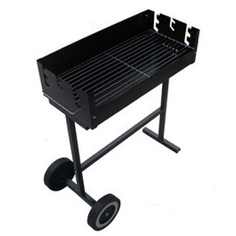 idrop HZA 7 Portable BBQ Frame Standing Grill Stove Moving Barbecue Cart