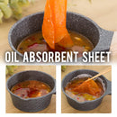 idrop 12PCS Food Oil Absorbing Thin Paper Soaking Sheet [ 20cm x 20cm ]