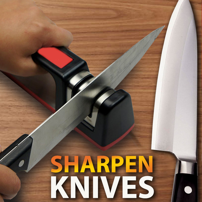 idrop [ 2 IN 1 ] Handheld Portable Kitchen Knife Sharpener / Penagasah Pisau Mudah Alih / 磨刀器