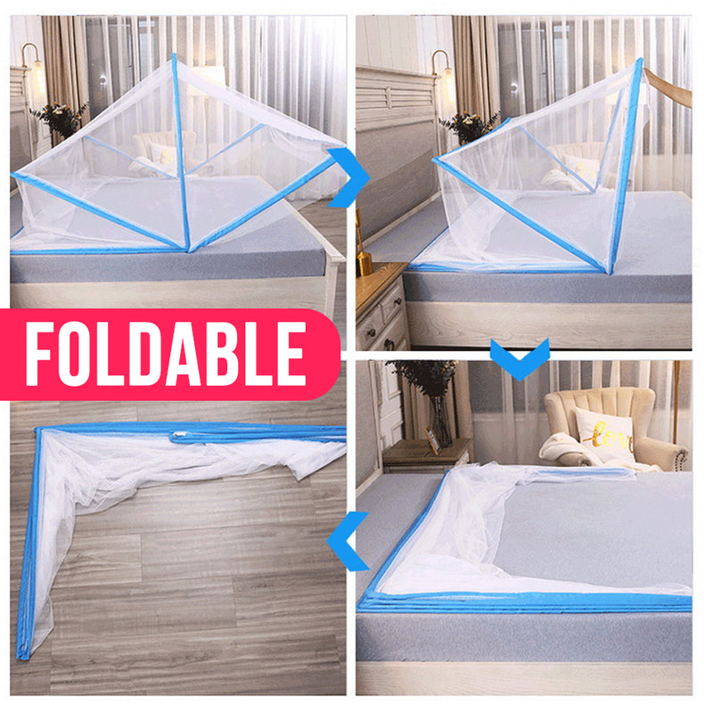 idrop [ 160CM x 190CM ] Foldable Portable Mosquito Protective Net