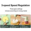 idrop [ 3 IN 1 ] 250ml Multifunction Mini Electric Egg Beater Whisk & Blender USB Powered / Pemukul Telur Elektrik Mini Pelbagai Fungsi & Pengisar USB / 20W三合一 玻璃250ML料理机(三叶刀, 12线棒, 奶油棒)