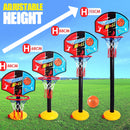 idrop 115CM Kid's Basketball Hoop Stand Game Set with Adjustable Height  [ 48cm~115cm ]