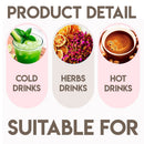 idrop 300ml Plastic Water Bottle Love Handle Folding