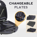 idrop 3 IN 1 Multifunction Waffle Maker Bread Toast Cooker / Pembakar Wafel & Roti Pelbagai Guna / 三合一多功能华夫饼机面包烤面包机