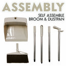 idrop 2 IN 1 Dustpan Broom Sweeper Cleaning Brush