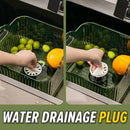 idrop PET Portable Mobile Drainage Sink Storage Basket / Bekas Sinki Penyimpanan Penyimpanan / PET移动水槽收纳篮