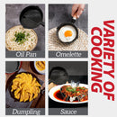 idrop [ 10CM ] Cast Iron Pan With Wooden Handle / Periuk Masak Besi 10CM / 10CM泼油小锅(木柄铸铁锅)