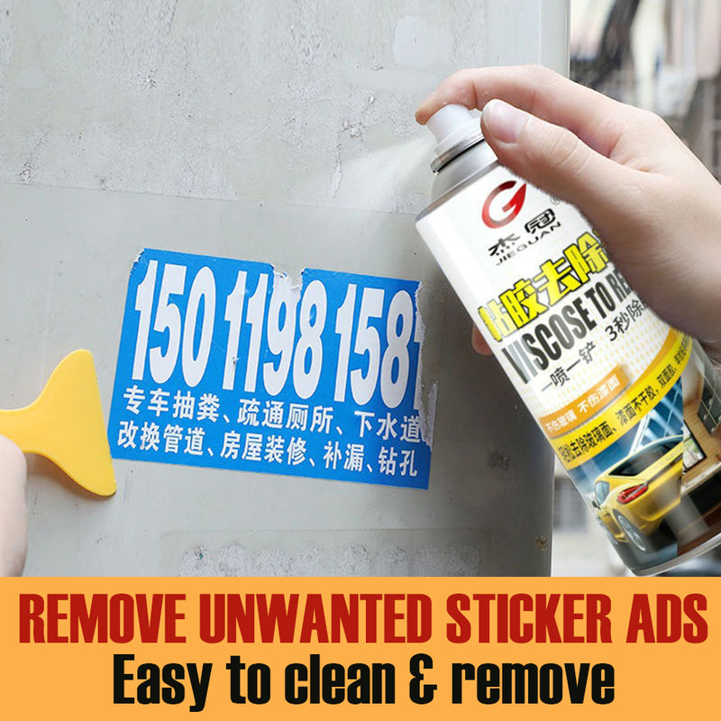 idrop [ 450ml ] Viscose Adhesive Sticker Remover Cleaner Spray / Pencuci Pembuangan Sisa Pelekat Gam / 450ML粘胶去除剂