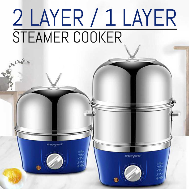 idrop MEYOU Electric Food Egg Kitchen Steaming Cooker [ 1 LAYER / 2 LAYER ]