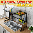 idrop 1 LAYER Multifunctional Kitchen Bowl Dish Utensil Knives Drainage Shelf Rack