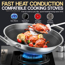 idrop [ 40CM ] 2 Layer SUS316 Stainless Steel Nonstick Cooking Wok and SUS304 Steamer / Kuali Memasak dan Stim / 2层SUS316不锈钢不粘锅和SUS304蒸锅