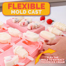 idrop DIY Flexible Homemade Ice Cream Popsicle Mold
