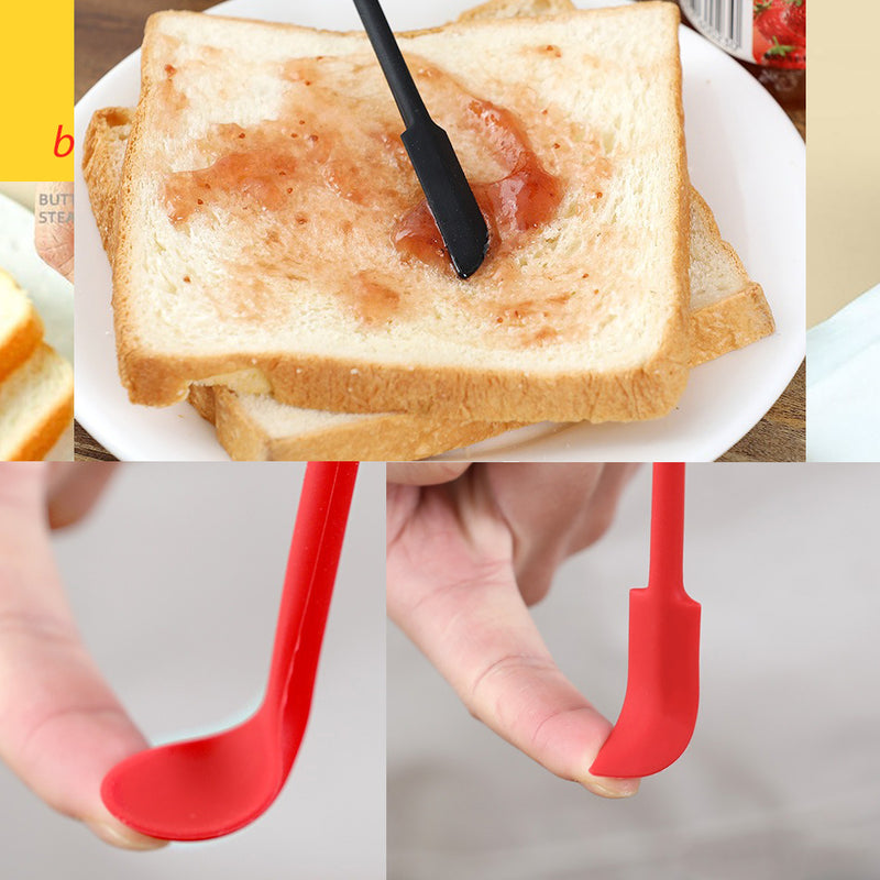 idrop [ 3PCS ] Silicone Mini Spatula Spoon Set / Sudu Spatula Kecil / 迷你硅胶刮刀勺三件套 (15.5+23.5+30.5CM)