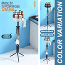 idrop Multifunctional Kitchen Storage Stand Rack with Detachable Hooks / Rak Penyimpanan Dapur Pelbagai fungsi dengan Cangkuk Boleh Cabut / 可拆卸挂钩多功能收纳架(黑色)