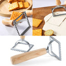 idrop Square Ravioli & Biscuit Cracker Stamp Dough Mold Cutter / Pemotong Bentuk Petak Biskut / 方形馄饨和饼干饼干邮票面团模具切割机