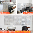 idrop Foldable Kitchen Stove Oil Baffle Plate Anti Splash Protective Cover [ 84cm x 32.5cm ]