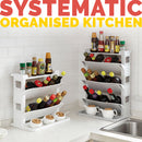 idrop 4 Layer Multi Layer Kitchen Seasoning & Bottle Jar Rack Shelf