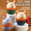 idrop Toothpick Holder Storage Box Fawn Deer Design / Kotak Simpan Pencungkil Gigi Corak Rusa / 小鹿牙签盒