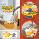 idrop [ 1 LAYER / 3 LAYER ] Hotpot Rotatable 360° Food Display Platter / Bekas Hidang Penyediaan Makanan Hot Pot / 塑料一&三层旋转火锅盘