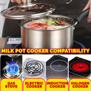 idrop [ 18CM ] [ 2300ml ] Stainless Steel Milk & Soup Cooker Pot