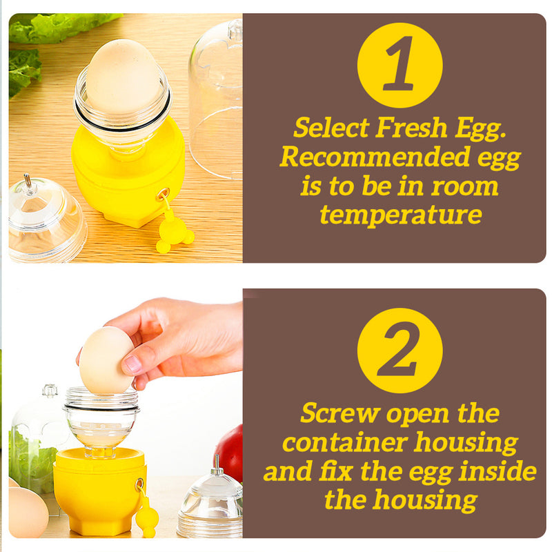 idrop Golden Egg Yolk Shaker Mixer Roller Hand Manual Crank Pulley